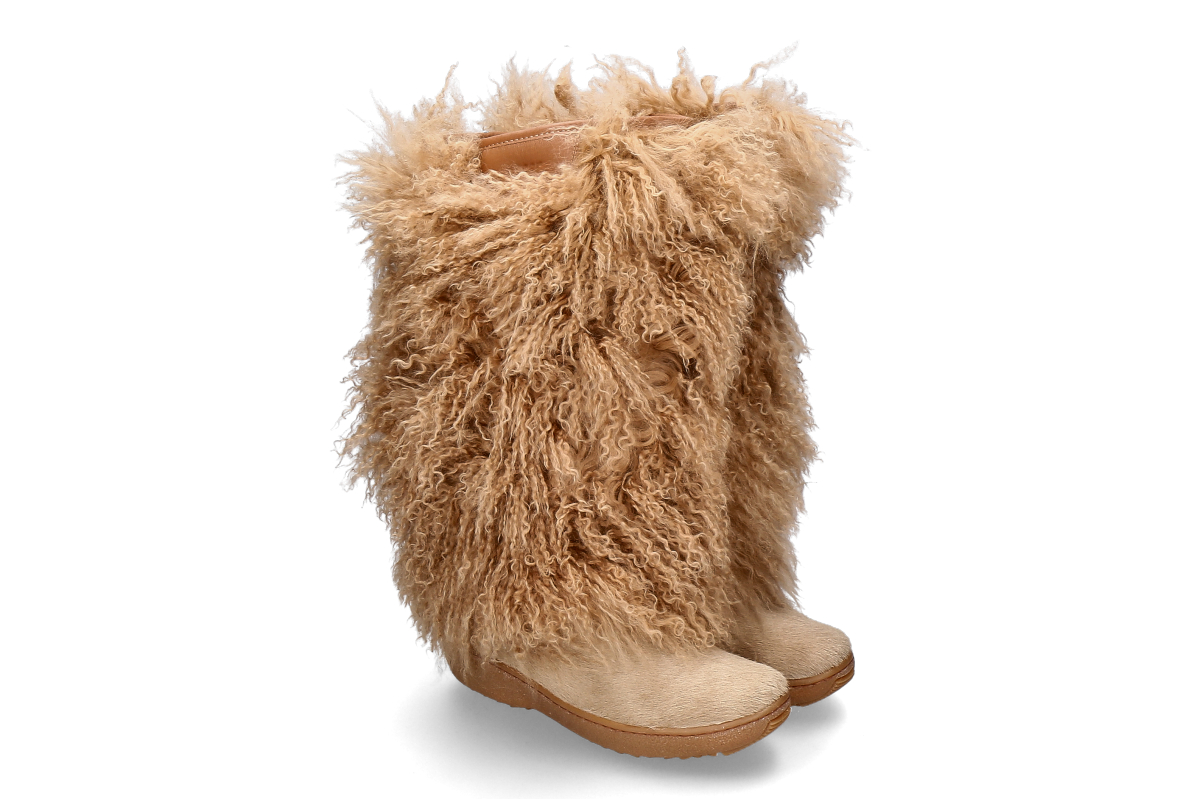 Oscar Sport fur boots SCARLET NERO
